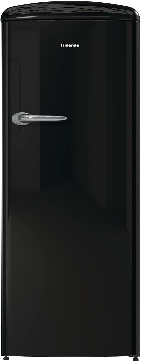 Hisense RR330D4OB2UK 60cm Freestanding Retro Fridge - Black