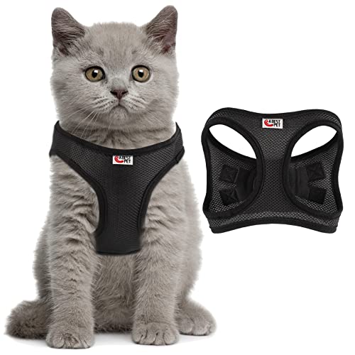 ABest-PET Cat Harness, Soft Mesh Dog Harness, Night Reflective Adjustable Breathable Jacket, Easy Control Vest Harnesses…