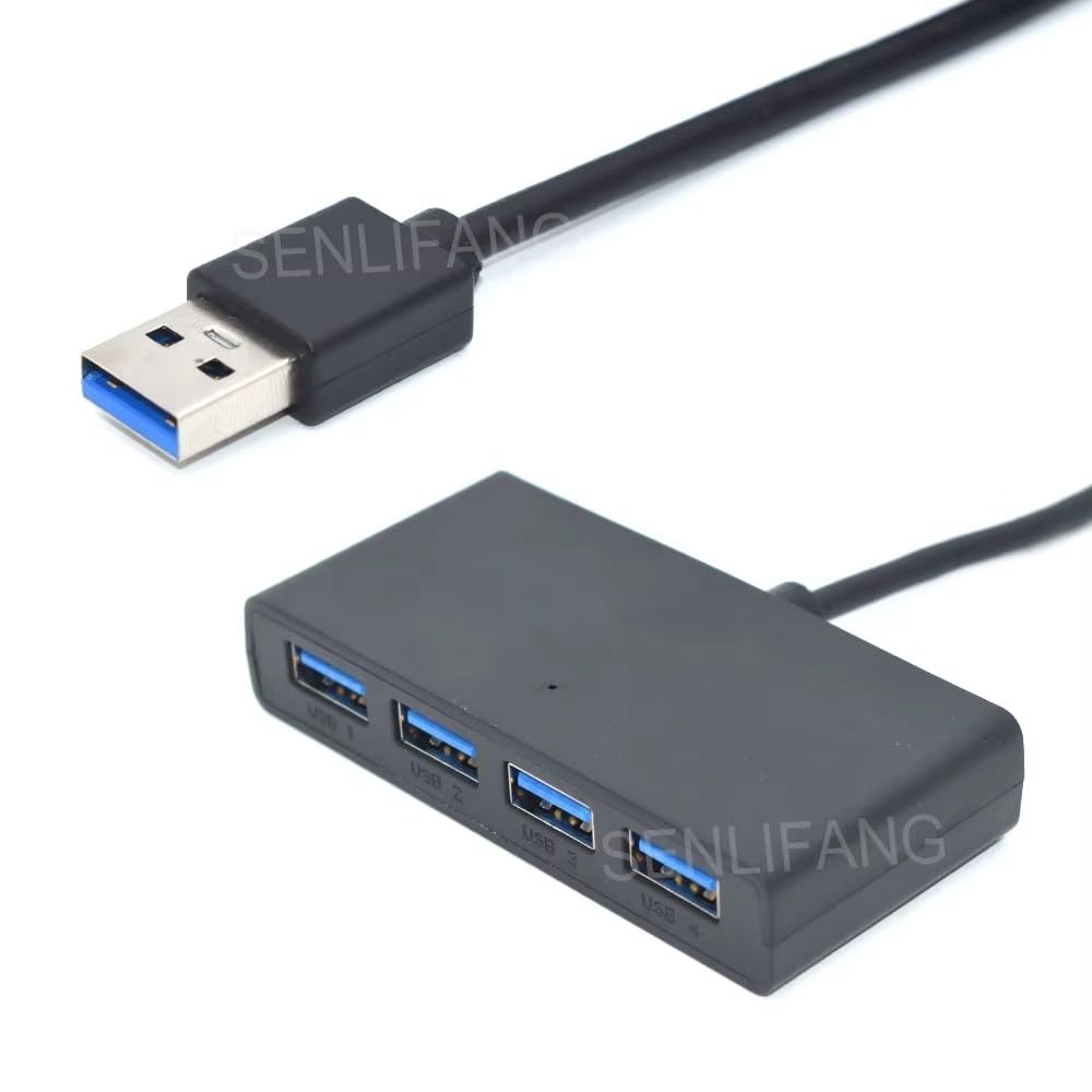 Divisor USB 3.0 de 4 puertos con puerto de alimentación micro USB G11-H4-U3