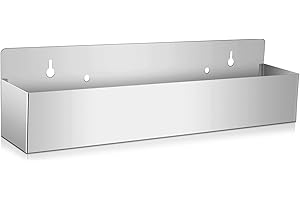 1-Piece Single Speed Rail Stainless Steel Wall-Mounted Liquor Bottle Holder