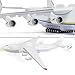1:400 Scale Antonov 225 Airplane Models Alloy Diecast Aircraft Model Kit,Display Model Plane for Adult,Aviation,Military Enthusiast.