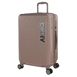 DKNY - Maleta Mediana rígida con 4 Ruedas giratorias, Beige
