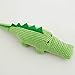 Warm Wallpaper Cane di Peluche a Forma di Coccodrillo Giocattoli Che squittiscono Divertenti Animali Domestici interattivi Spazzolino da Denti molare Verde