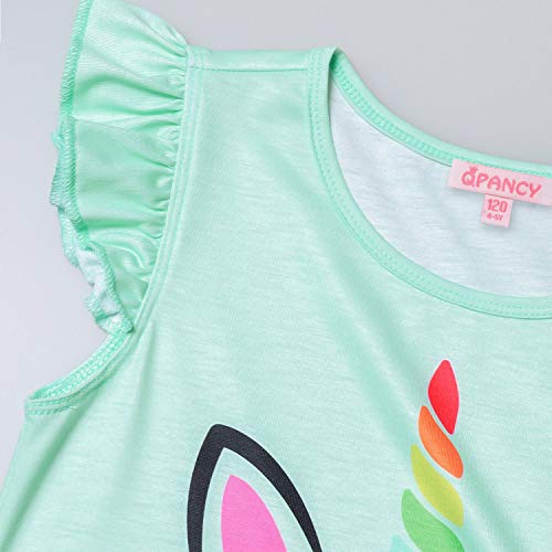 Image of QPANCY Nightgown for Girls Princess Nightdress Cotton Sleepwear Pajamas Dress