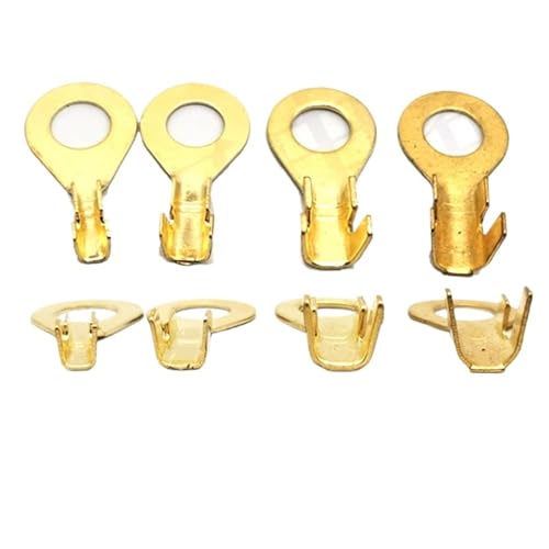 Terminal de anillo de cobre M6 anticorrosión para crimpado estanco de 2.5mm2 2