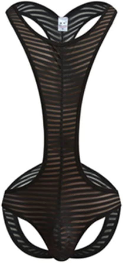 Gay Men's Suspender Jockstrap Bodywear One Piece Lingerie Bodysuit