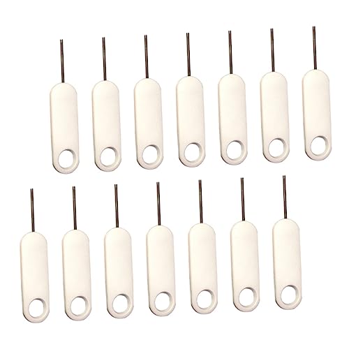UTHCLO Espulsore Sim Card 20 Pezzi in Metallo per Smartphone, Strumento Rimozione Pin Sim Vassoio, Accessorio per Cellulari, Pratico e Sicuro da Trasportare