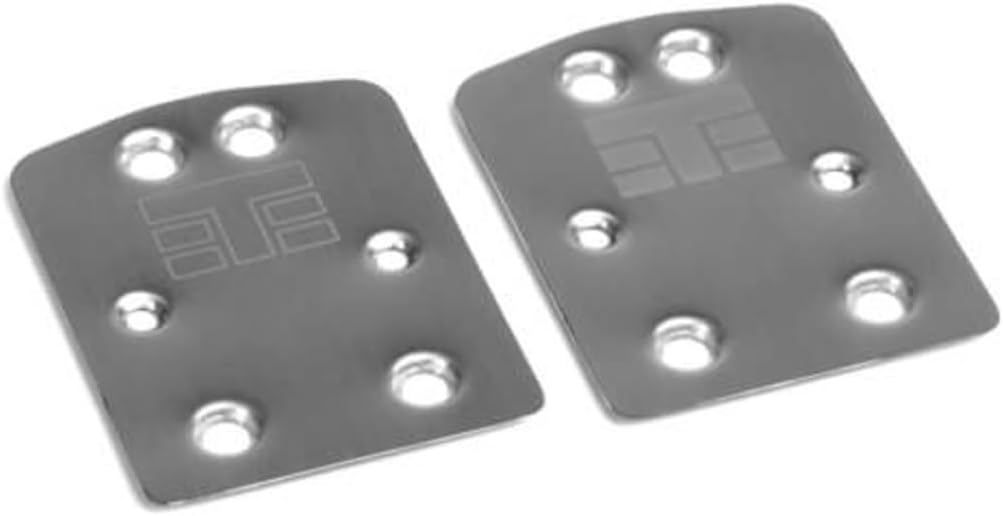 Tekno RC 9022 Skid Plate (rear steel all 2.0 2 pieces)