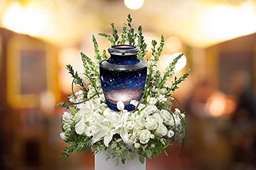 Image of Cosmic Galaxy Cremation Urns for Human Ashes Adult Female Urns for Ashes