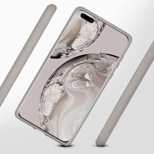 Coque silicone Huawei P40 ONEFLOW souple taupe avec protection camera - 2