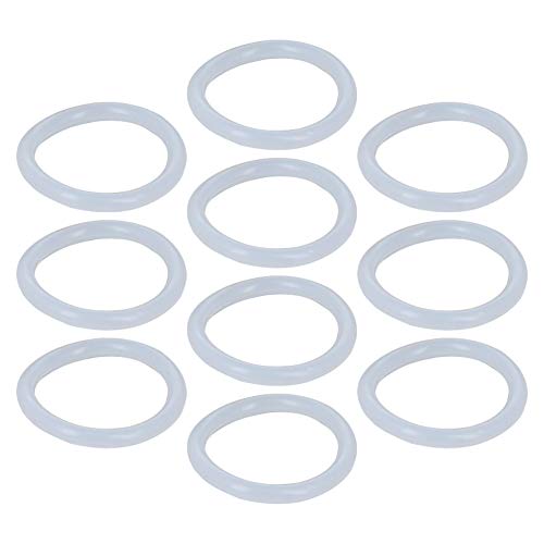 Othmro Lot de 10 joints toriques en silicone, diamètre intérieur 22 mm, diamètre extérieur 28 mm, largeur 3 mm Cover