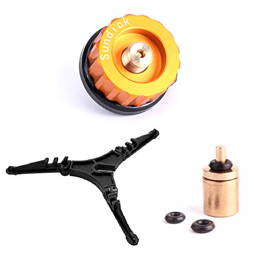 Fogão Externo, Romacci Adaptador de garrafa de gás ao ar livre Suporte de garrafa de gás Válvula de