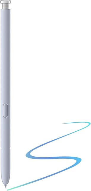 Galaxy S25 Ultra S Remplacement de stylo pour Samsung Galaxy S25 Ultra Stylo, Stylos en argent clair S S25 Ultra Stylus Pen Remplacement avec 5xTips/Nibs (Bleu)