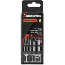 BLACK+DECKER 16270 Screw Extractor Set, 5-Piece