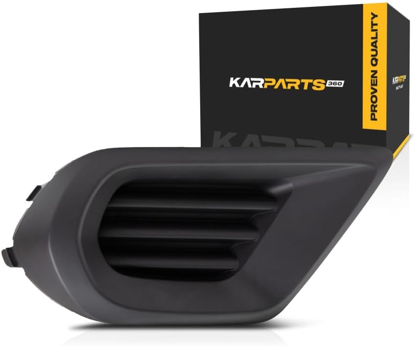 KarParts360 For Subaru Forester Fog Light Cover 2014 2015 2016 Passenger Side | Grille Bezel | Textured Black | 2.5L Engine | SU1039104 | 57731SG040