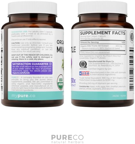 PURE CO Organic Milk Thistle