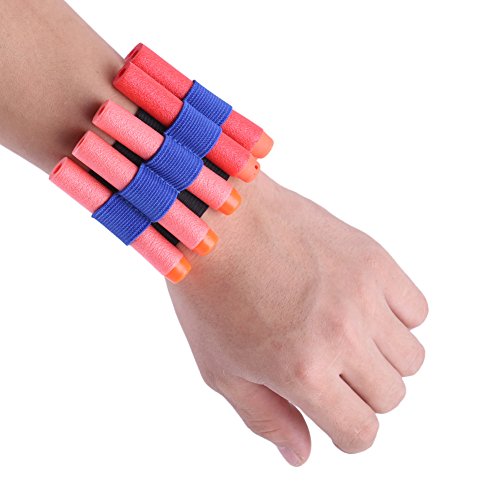 Akozon Nerf-Armband, Toy Soft Band Holder Storage Outdoor Game Equipment Professional Gun Wristband