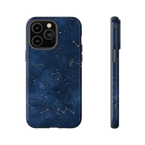 Coque iPhone 14 Pro Max constellation bleu nuit pour vos soirées