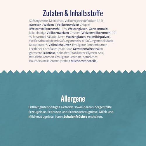 Müsliriegel Corny free Weiße Schoko, ohne Zuckerzusatz, 65 kcal pro Riegel, 60x20g
