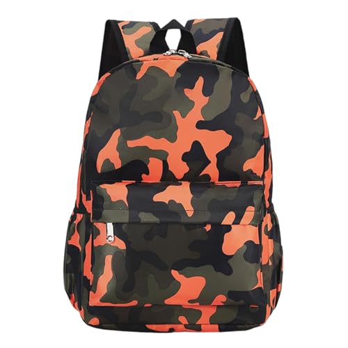 Sac à dos d'école orange taille S pour enfants et adolescents idéal randonnée