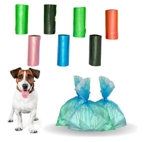 LorenMix Kit 14 Rolos de Saquinhos Cata Caca Coco Cachorro e Gato - Praticidade e Higiene para Passe