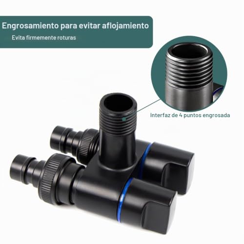 Miniatura 8 de Leyomgamz Válvula Escuadra Doble Wc Esquina G1 2 X G3 4 - Válvulas De Esquina Para Lavavajillas,Válvula De Control Doble,Válvula Esquina Tres Vías Para Baño,Inodoro Control Interruptor Doble Válvula