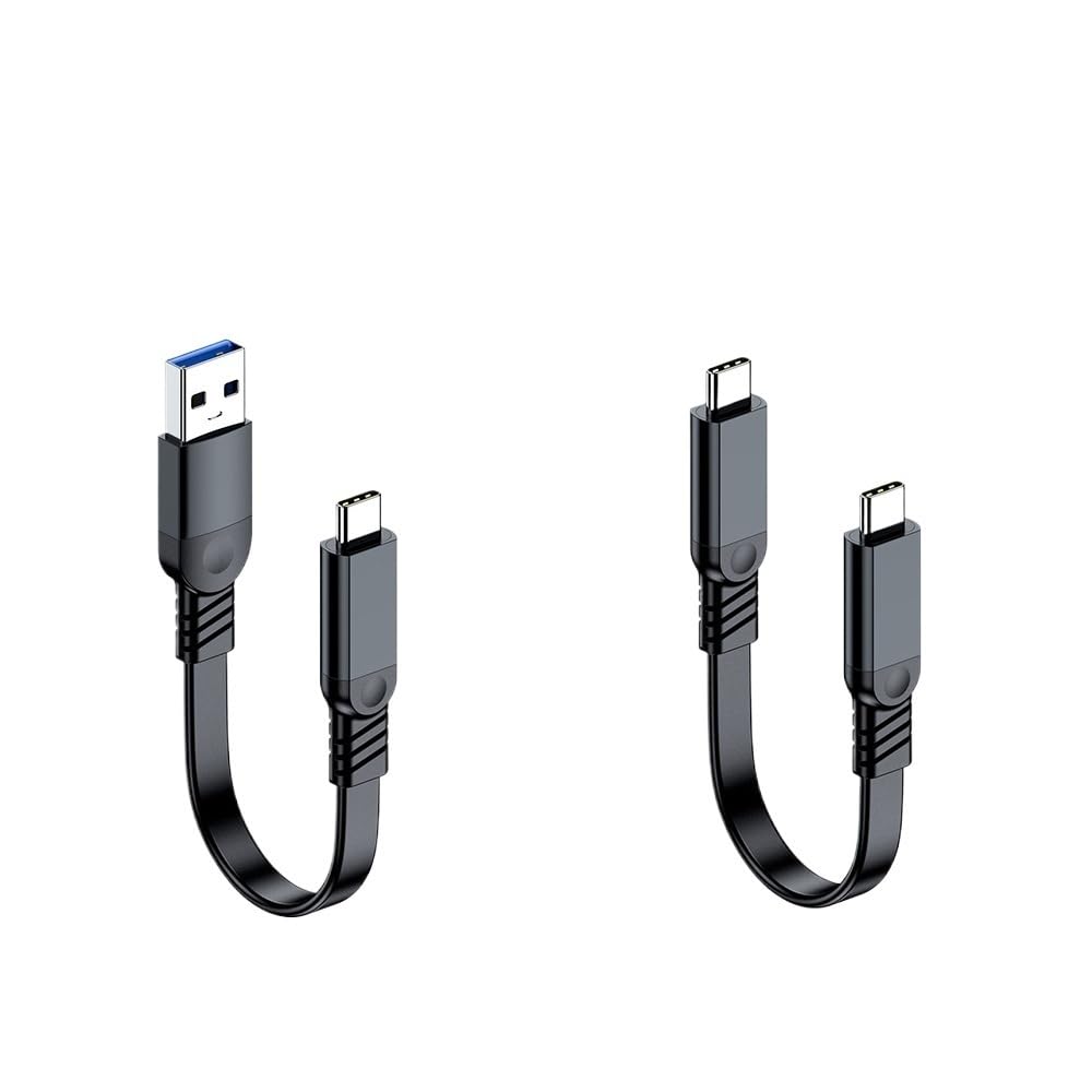 Cavo piatto 3A 60W ricarica rapida*/ing Tipo C a C 10Gbps USB A a C Cavo dati USB3.2 3 2 Cavo (2m, USB A a C)