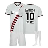 ⚽ 【Bequemer Stoff】: Fußballtrikot für Kinder is polyesterfaser ist bequem,atmungsaktiv.Es kann Ihren Trainingsbedarf decken und Sie trocken halten. Feuchtigkeit und Schweiß, atmungsaktive und dehnbare Materialien können ein Gefühl der Frische hervorrufen