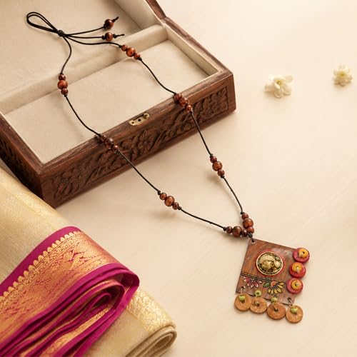 Image of AAKRITI ART CREATIONS Handcrafted Tribal Dhokra & Royal Brass Necklace Collection | Queen, Cleopatra & Heritage-Inspired Statement Jewelry | Artisan Ethnic Necklaces for Women