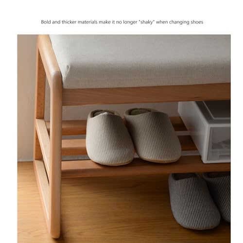 Banc à chaussures multicouche pour optimiser les petites entrées