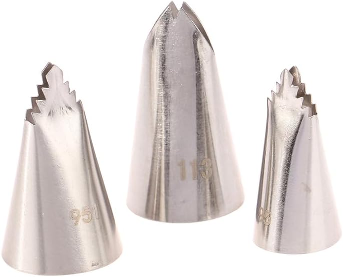 3 unidsset 95 # 951 # 113 # hojas glaseado boquilla de tubería de girasol boquillas de pastelería para tortas herramientas de decoración rusa disponible en Yaxa Colombia