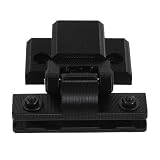 OUNONA Turntable Lid Hinges: Dust Cover Replacement Part Hinge - Universal Vinyl Record Parts for Home Audio Setup Restoration Black