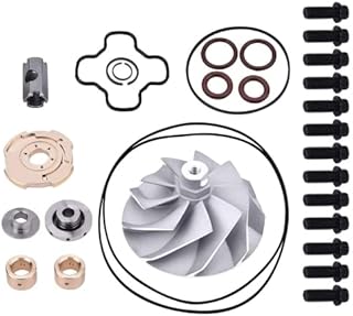 SPELAB Compatible with GTP38 Turbo Compressor Wheel & Upgraded Rebuild Kit 1994-2003 Ford 7.3L Powerstroke Diesel 446579-0001 170293 F81Z-6K682-BARM 817-1004-002F