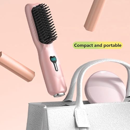 Cepillo alisador para cabello sin cable miniatura 4