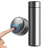 Agua Inteligente, Resistente al Sudor, Termo Acero Inoxidable, 500 ml, aislada...