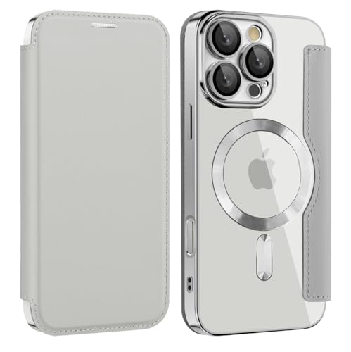 Étui à rabat iPhone 15 Pro coque cuir galvanisé 360 - 2