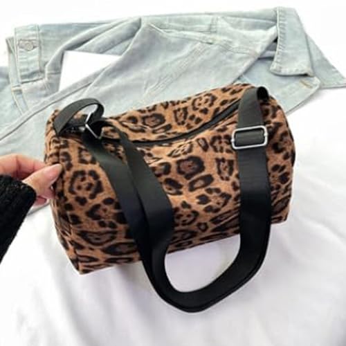 Image of Leopard Tote Bag for Women Cheetah Purse Vintage Hobo Bag Large Capacity Work Tote Bag