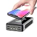 Produktbild LFLDZ 10W Fast Qi Wireless Ladegerät, 50000mAh Solar Power Bank PD USB POVERBANK wasserdichte Powerbank für iPhone 12 für Samsung,Schwarz