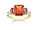 Produktbild Thomas Sabo Damen-Ring Farbige Steine gold 925 Sterlingsilber gelbgold vergoldet TR2262-488-7-54