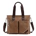 Produktbild Ly-Figures Einfache Herrentasche Canvas-Tasche Tragbare Aktentasche Korean Casual Herren Schulter Messenger Bag Computer-Tasche (Color : 1)