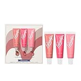 Lanolips The #1 Essentials Lip Tint Trio nude, rose and rhubarb