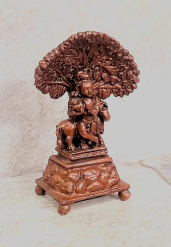 Image of God Krishna Copper Murti | Idol - 3.1 Inch | 36 g