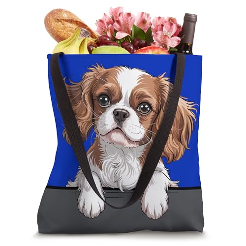 Bolsa Tote Perro Cavalier King Charles Spaniel miniatura 2