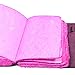 Vintage Purple Leather Journal - 200 Pages Pink Deckle Edge Rustic Paper - Unlined Pages Book of Shadows, Grimoire, Junk Scrapbook, Fantasy Medieval Gifts, Sketchbook (Mystical Purple, 7