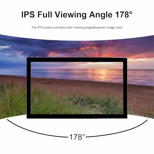 Image of VSDISPLAY 23.8'' 1920x1080 Industrial Touch Monitor IP65 Front Waterproof | IPS LCD Display,10-Point Capacitive Touch, with H /D VGA Interface for Industrial Outdoor Kiosk Use