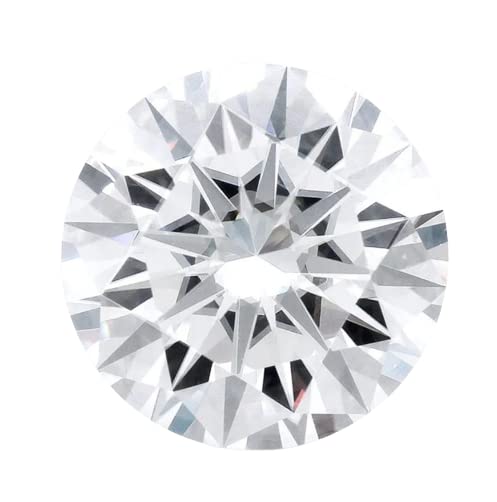 Gemz Mine1.25 Carat A1 Rated Moissanite Round Cut Stone Original Certified By GRA मोइसानाइट स्टोन Mozonight Stone American Diamond Gemstone For Engagement Ring Purpose