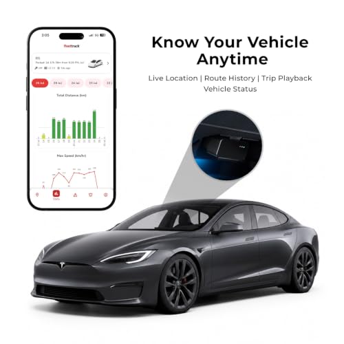 Image of FleetTrack 4G OBD PRO GPS Tracker for Car | 1 Yr Free App & SIM (Zero Activation Charges) | 15+ Features | Easy Plug & Play | Real-Time Location, Driving History & Geofence Alerts