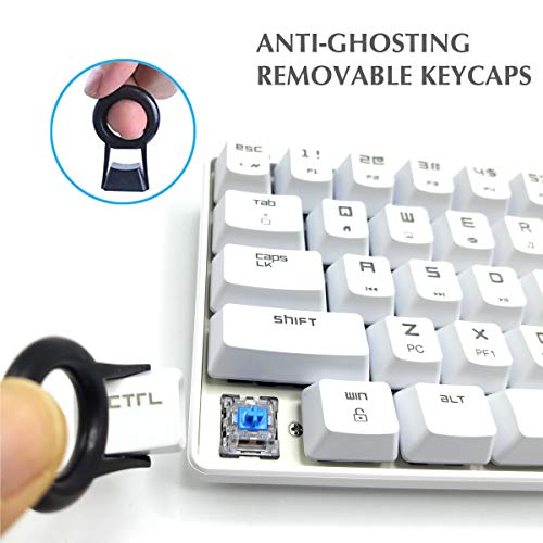 Ig Instago New 60% Mechanical Keyboard, Rgb Led Backlit Wired Gaming Keyboard, Ergonomic, For Pc/Mac Gamer, Typist #TOP1