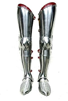 Medieval Gothic Leg SCA Armor Full Size Reproduction leg Guard