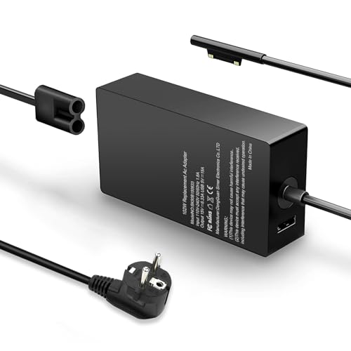 Chargeur Surface Pro 102W idéal en voyage pour alimenter votre PC portable et votre smartphone